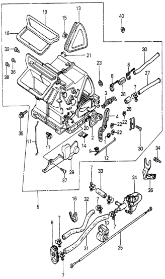 Honda 39210-692-676 Heater Unit