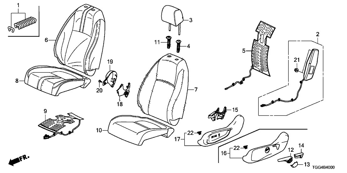 Honda 78055-TGG-A11 Module Assembly, Driver Side