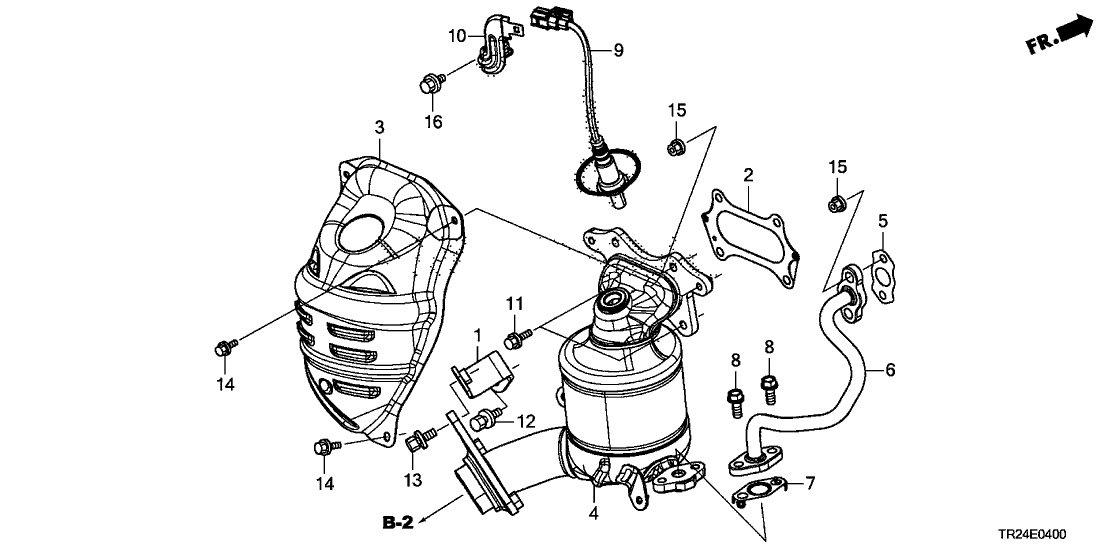 Honda 36533-RW0-A00 Stay, Laf Sensor