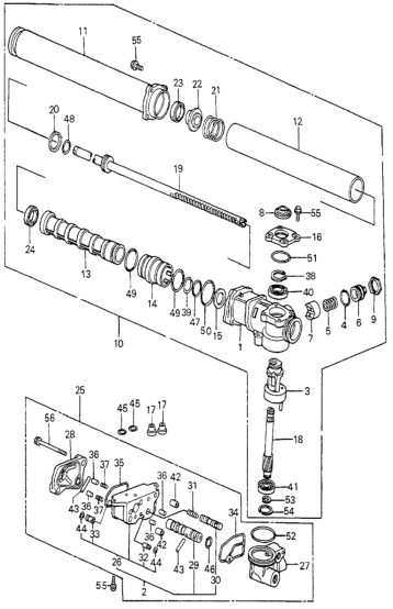 Honda 53011-SA5-671 Frame Set, Valve