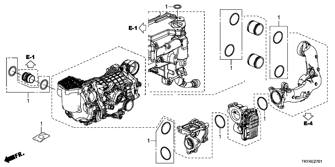 Honda 91011-5WM-A01 SET