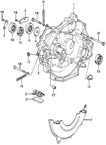 Honda 21391-689-004 Gasket, Clutch Case (Nippon LEAkless)