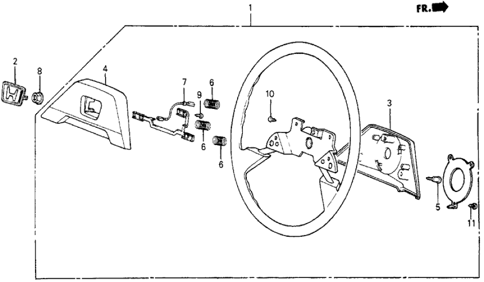 Honda 53133-SB3-952ZA Cover, Frame *NH1L* (Tokyo Seat) (BLACK)