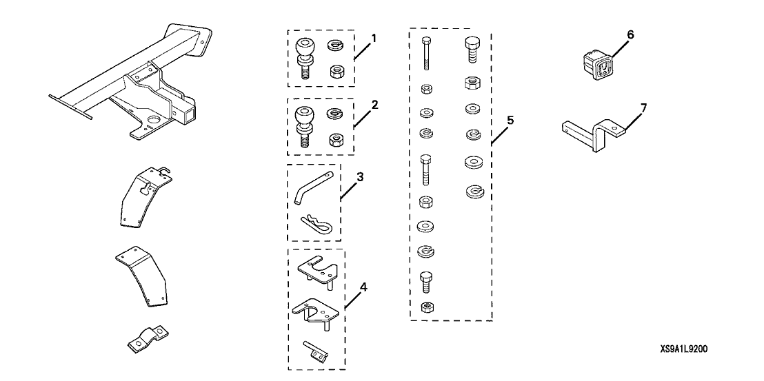 Honda 08L92-S9A-100R3 Hardware Kit