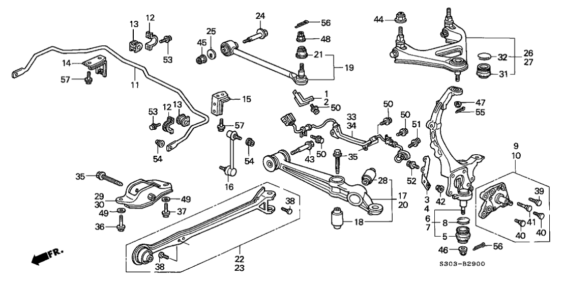 Honda 47524-S30-950 Stay, L. Brake Wire Bracket