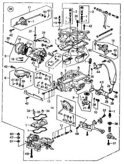 Honda 16029-PA6-661 Screw Set A