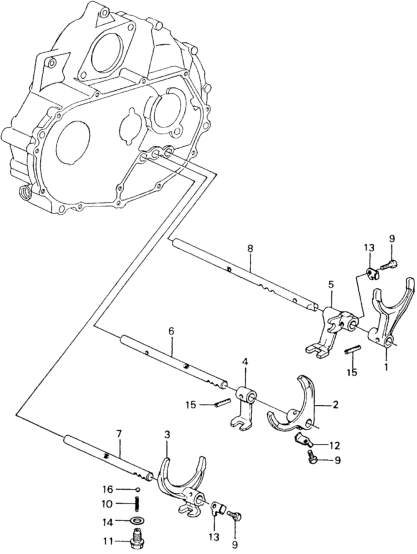 Honda 24251-PB7-010 Shaft, Top Fork