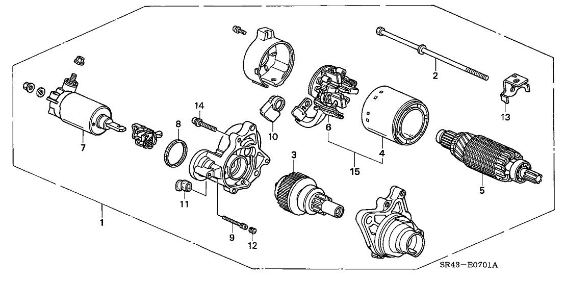 Honda 31260-P03-006 Stator Set