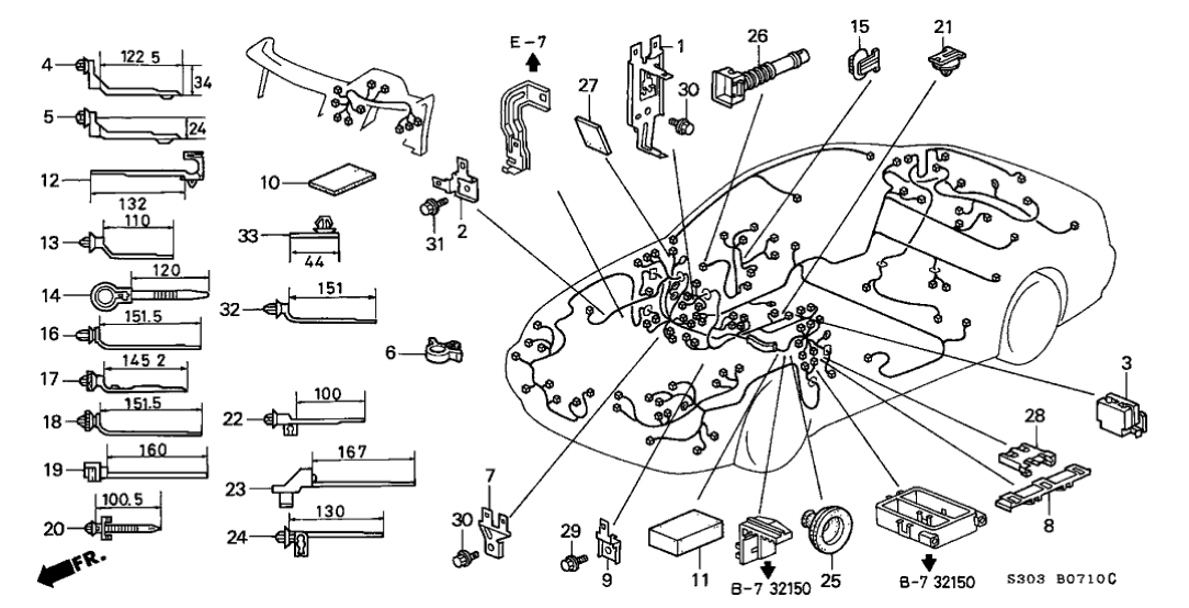 Honda 36533-P5M-000 Stay, Oxygen Sensor