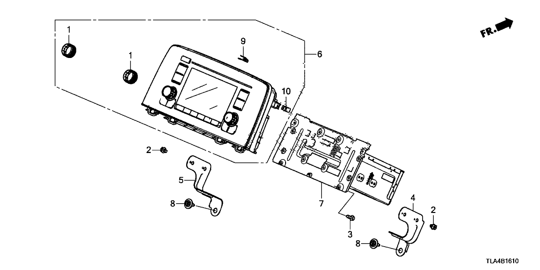 Honda 39100-TLA-A01RM Audio Head Unit