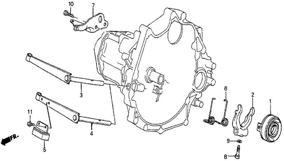 Honda 22830-PC8-710 Shaft, Clutch Release