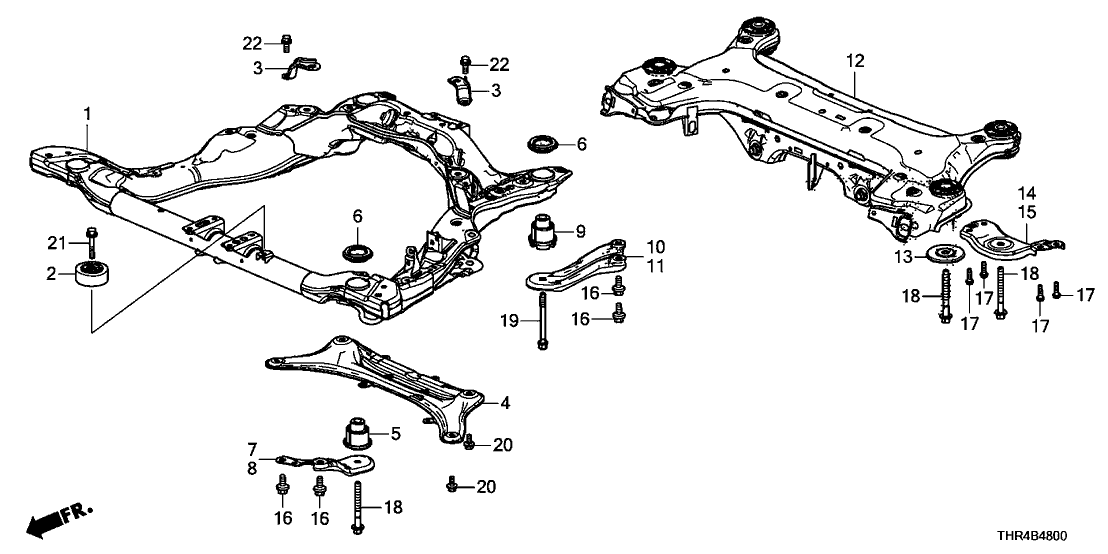 Honda 90163-THR-A00 Bolt, Special (10X34)