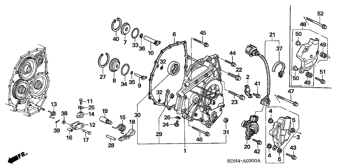 Honda 28950-RCL-000 Wire Harness, Position Sensor