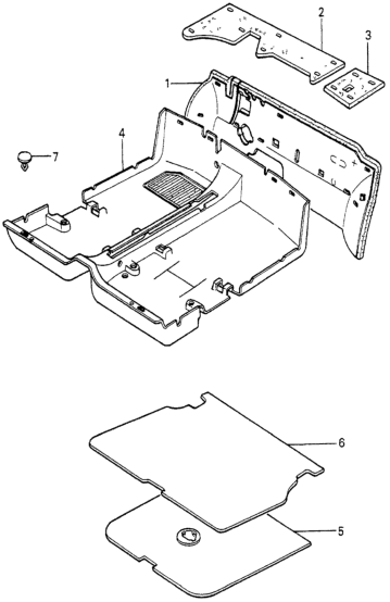 Honda 65841-692-672 Insulator, Dashboard (Lower)