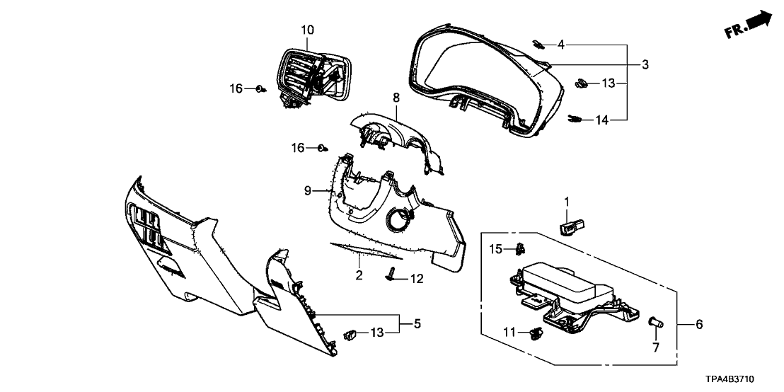 Honda 77321-TLA-A12ZA COVER,DR *NH900L*