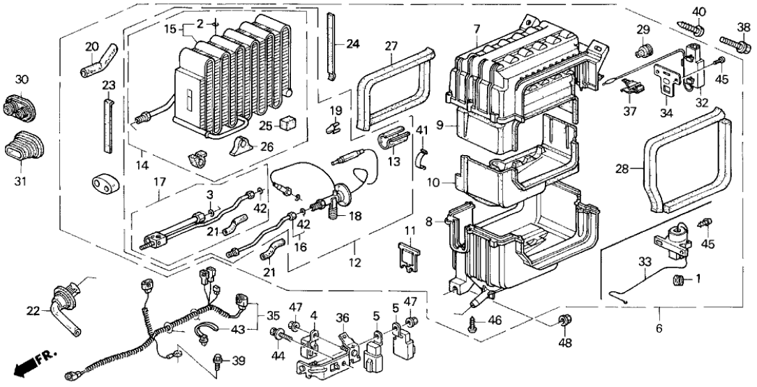 Honda 80200-SS0-A90 Cooling Unit Assy. (Showa)