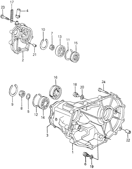 Honda 21200-PA0-000 Housing, Transmission