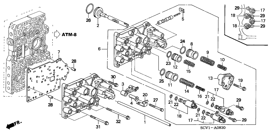 Honda 27405-PZK-000 Body Sub-Assy., Servo