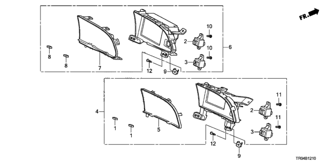 2012 Honda Civic Lens Assy LH Diagram for 78269-TR0-A02