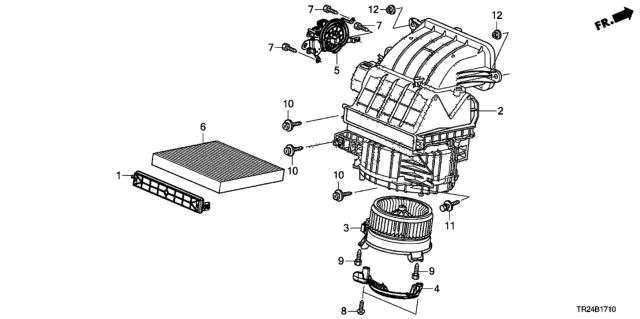 2014 Honda Civic Heater Blower Diagram