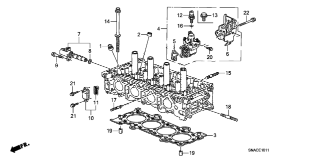 2011 Honda Civic Spool Valve (2.0L) Diagram