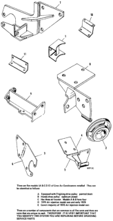 1975 Honda Civic A/C Mount - Drive Diagram