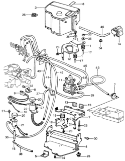 1983 Honda Civic Cover, Control Box (Lower) (No.2) Diagram for 18723-PA5-701