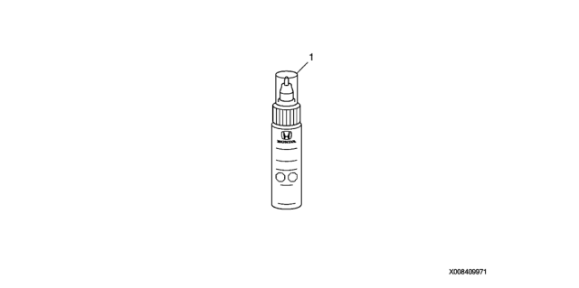 2019 Honda Odyssey Touch-Up Paint Diagram