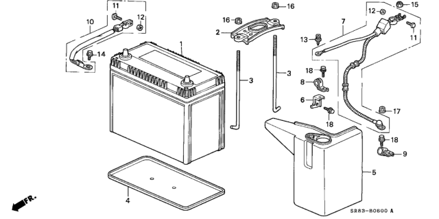 1995 Honda Civic Battery Diagram