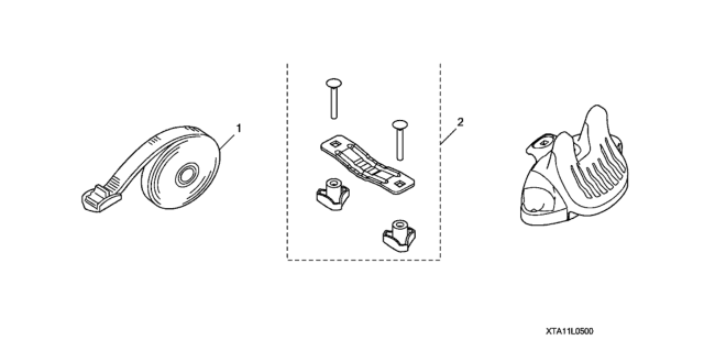 2013 Honda Pilot Surfboard Attachment Diagram