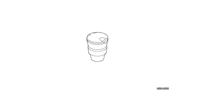 2007 Honda Accord Ashtray (Front) Diagram