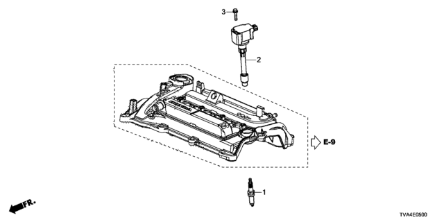 2019 Honda Accord Plug Top Coil - Plug Diagram