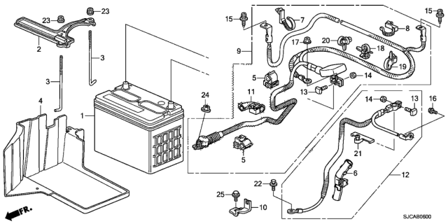 2014 Honda Ridgeline Battery Diagram