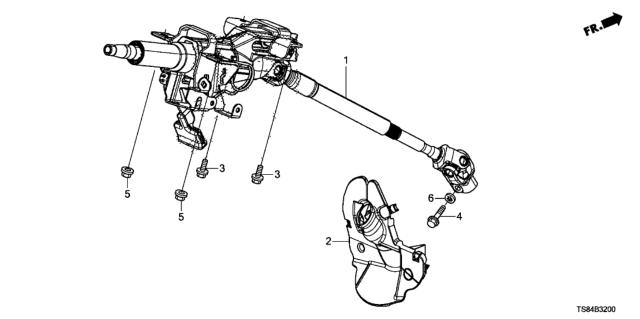 2012 Honda Civic Steering Column Diagram