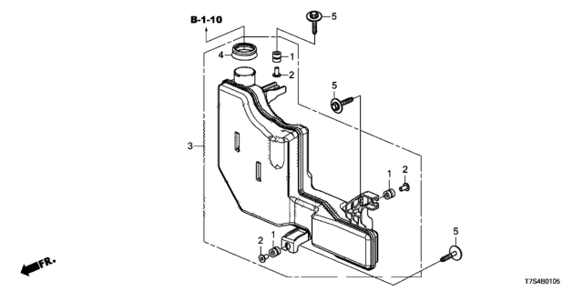 2019 Honda HR-V Resonator Chamber Diagram