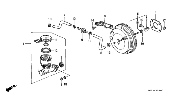 1992 Honda Accord Master Power Diagram