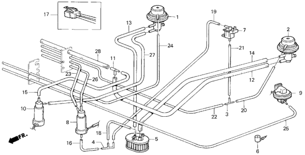 1985 Honda Civic Vacuum Tubing Diagram