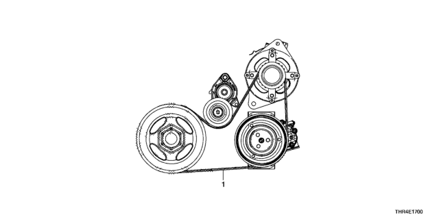 2021 Honda Odyssey Alternator Belt Diagram