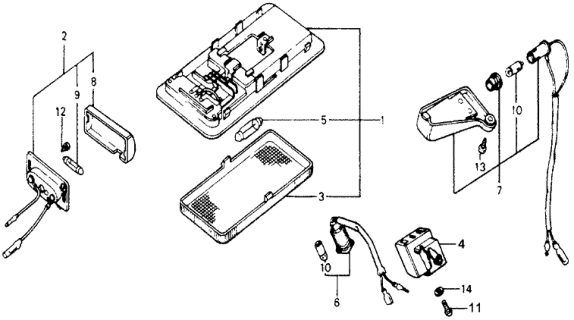 1976 Honda Accord Interior Light Diagram