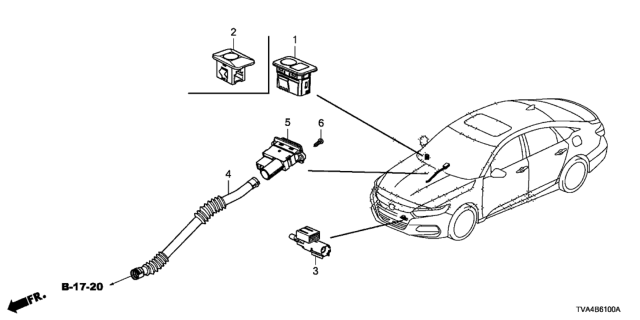2021 Honda Accord A/C Sensor Diagram