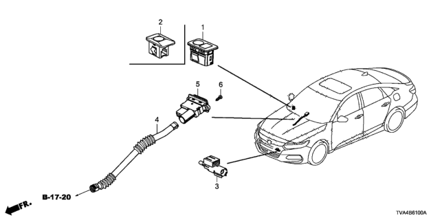 2018 Honda Accord A/C Sensor Diagram