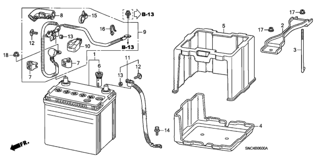 2010 Honda Civic Battery Diagram