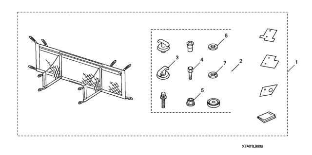 2011 Honda Accord Cargo Net Diagram