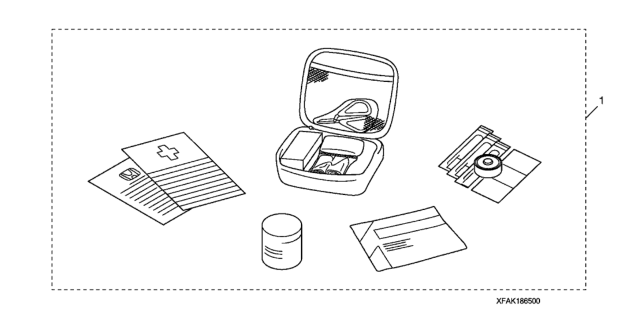 2007 Honda Fit First Aid Kit Diagram