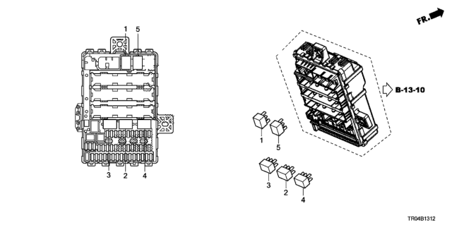 2012 Honda Civic Control Unit (Cabin) Diagram 2