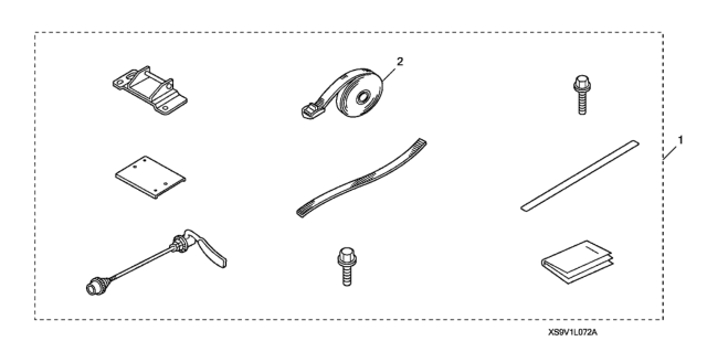 2008 Honda Element Interior Bike Attachment Diagram