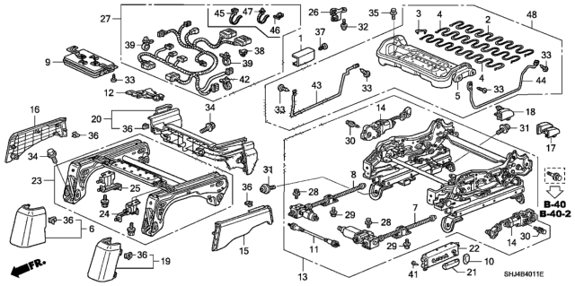 2008 Honda Odyssey M.S.C. Unit Diagram for 81228-SHJ-A81