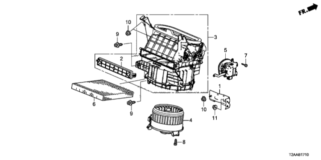 2017 Honda Accord Heater Blower Diagram