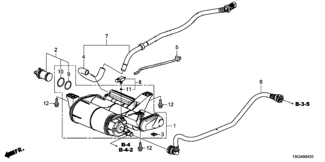 2020 Honda Civic Canister Diagram