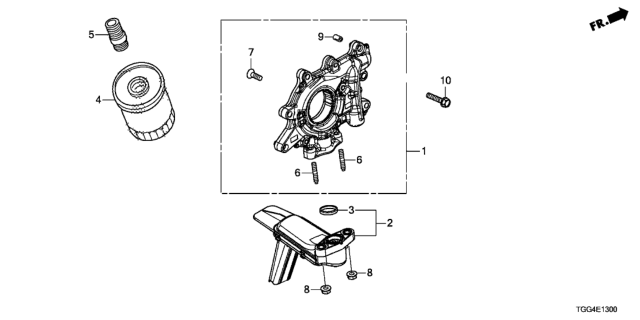 2017 Honda Civic Oil Pump Diagram